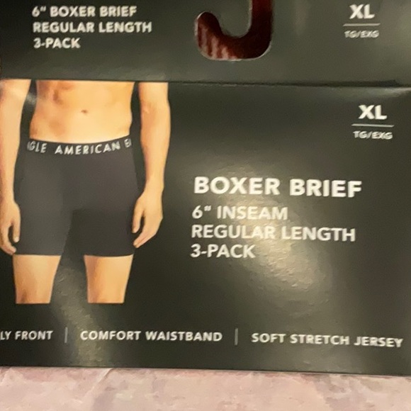 American Eagle 6” boxer briefs 3 pack XL NWT - Picture 4 of 5